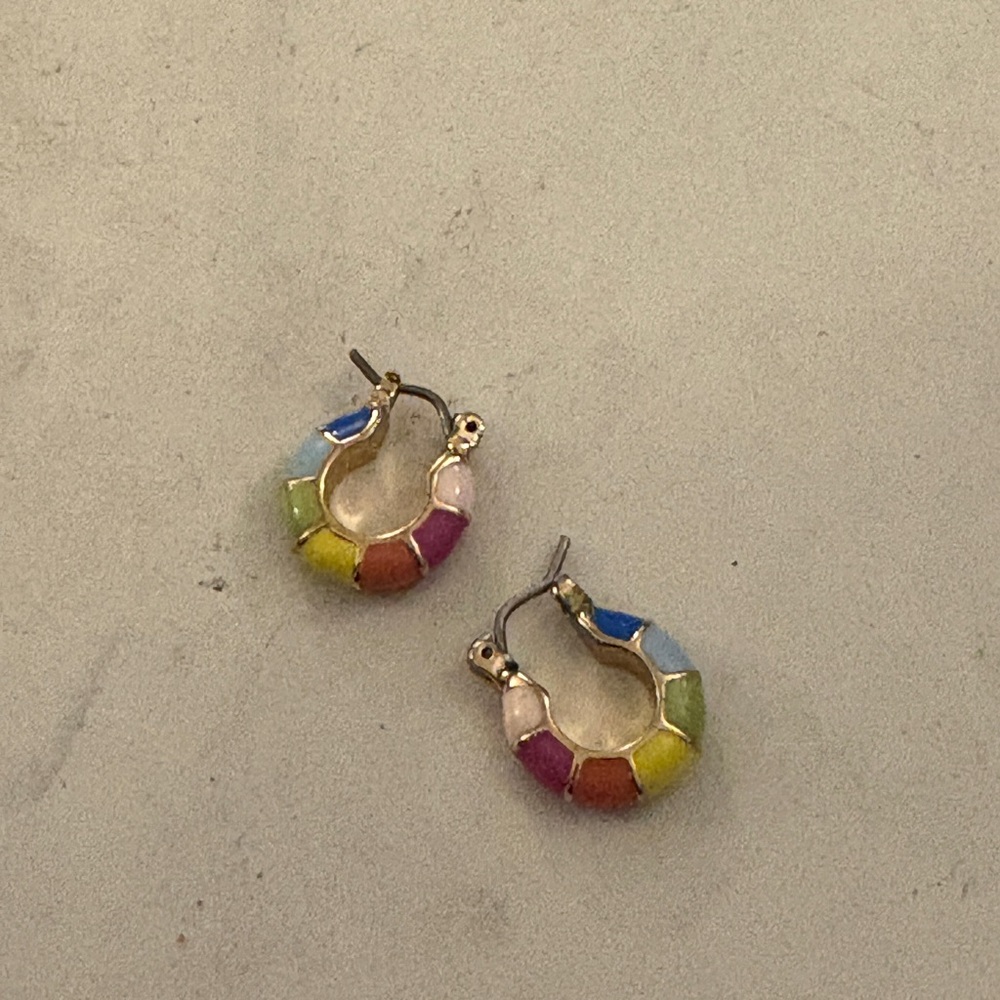 Colorful Hoop Earrings